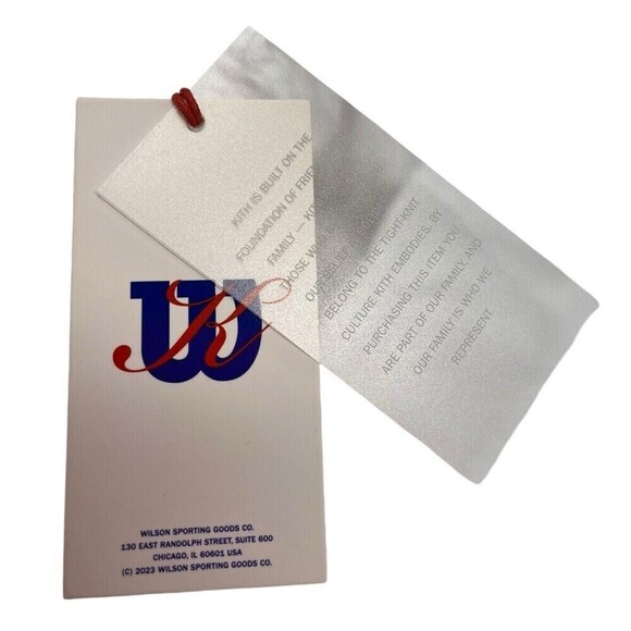 KITH x Wilson White Oxford Shirt Small Ludlow Button Down Men’s Size Logo - Picture 10 of 12